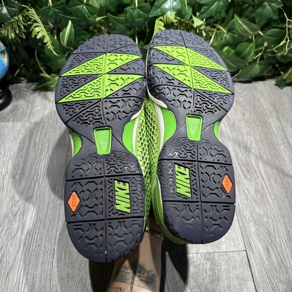 Nike Air Max Courtballistec 3.3 Mens Sz 13 Rafa Nadal Green White Sneakers - Picture 7 of 13